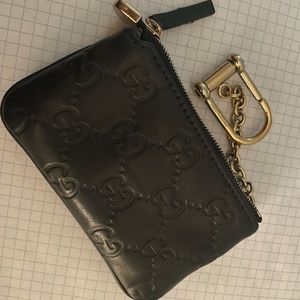 Gucci key pouch card case